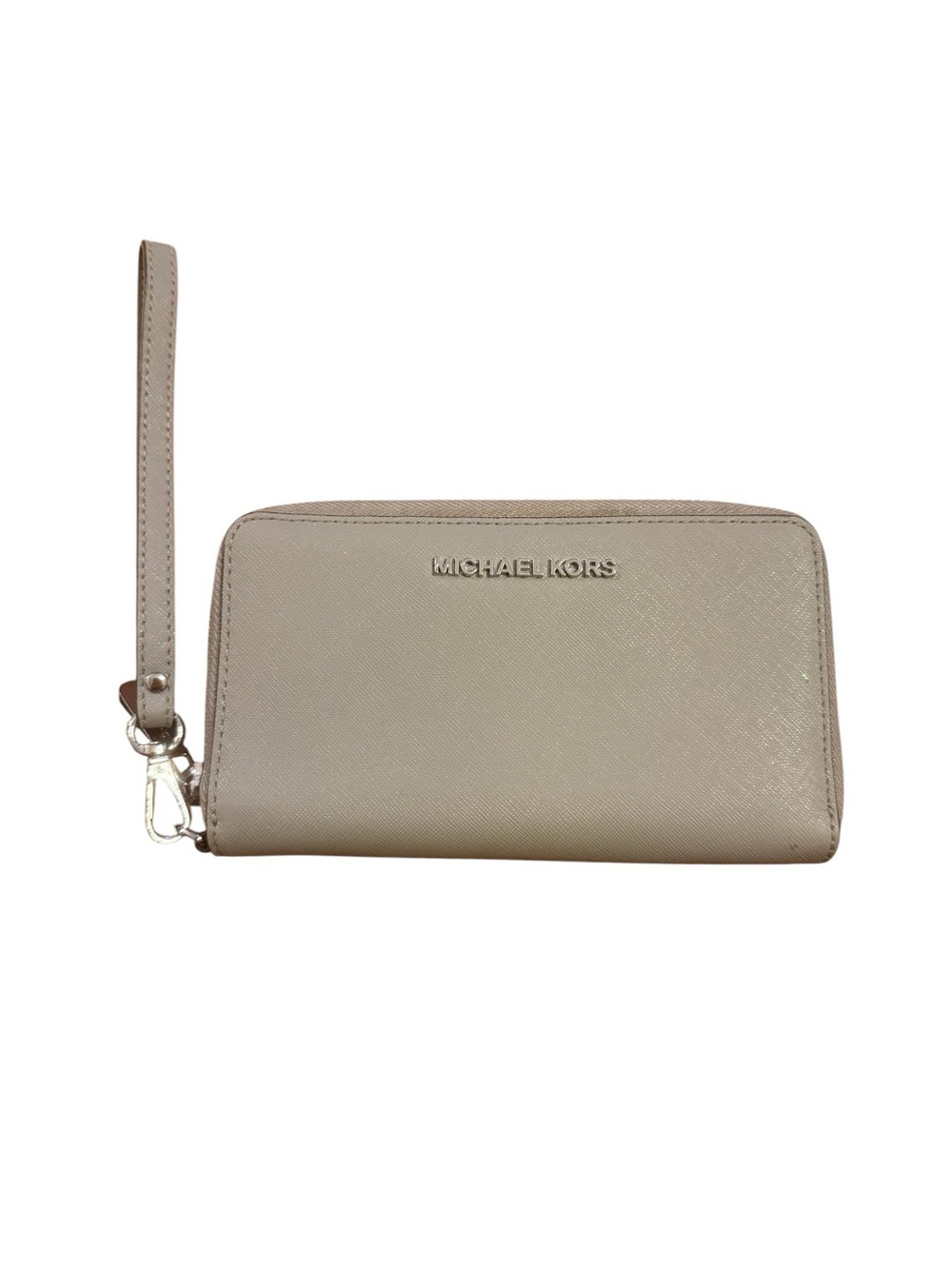 Michael Kors Women's Taupe Wristlet Wallet